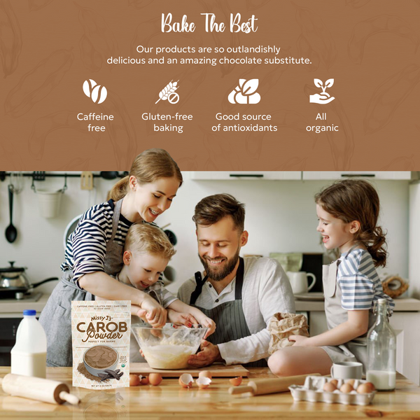 Missy J's Organic Carob Baking Essentials Sampler-3pk
