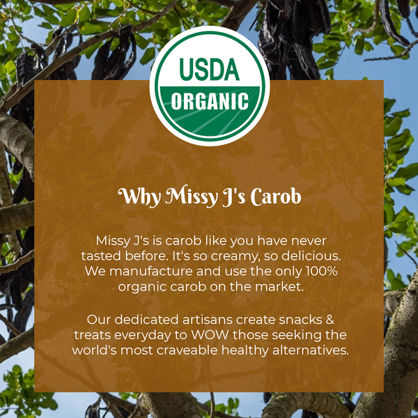 Missy J's Organic Carob Peanut Butter Quinoa Crunch Candy Bar-2, 6, 12pk