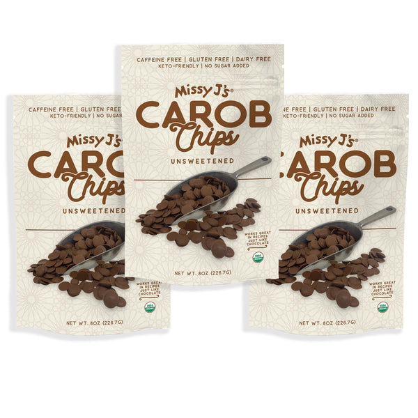 Missy J’s Organic Unsweetened  Carob Chips, 8oz