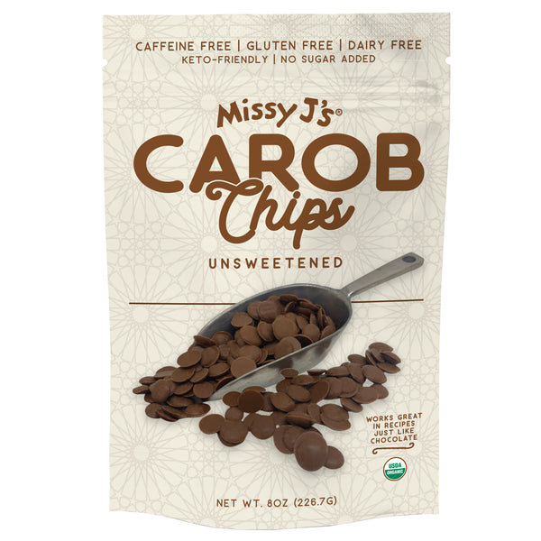 Missy J’s Organic Unsweetened  Carob Chips, 8oz