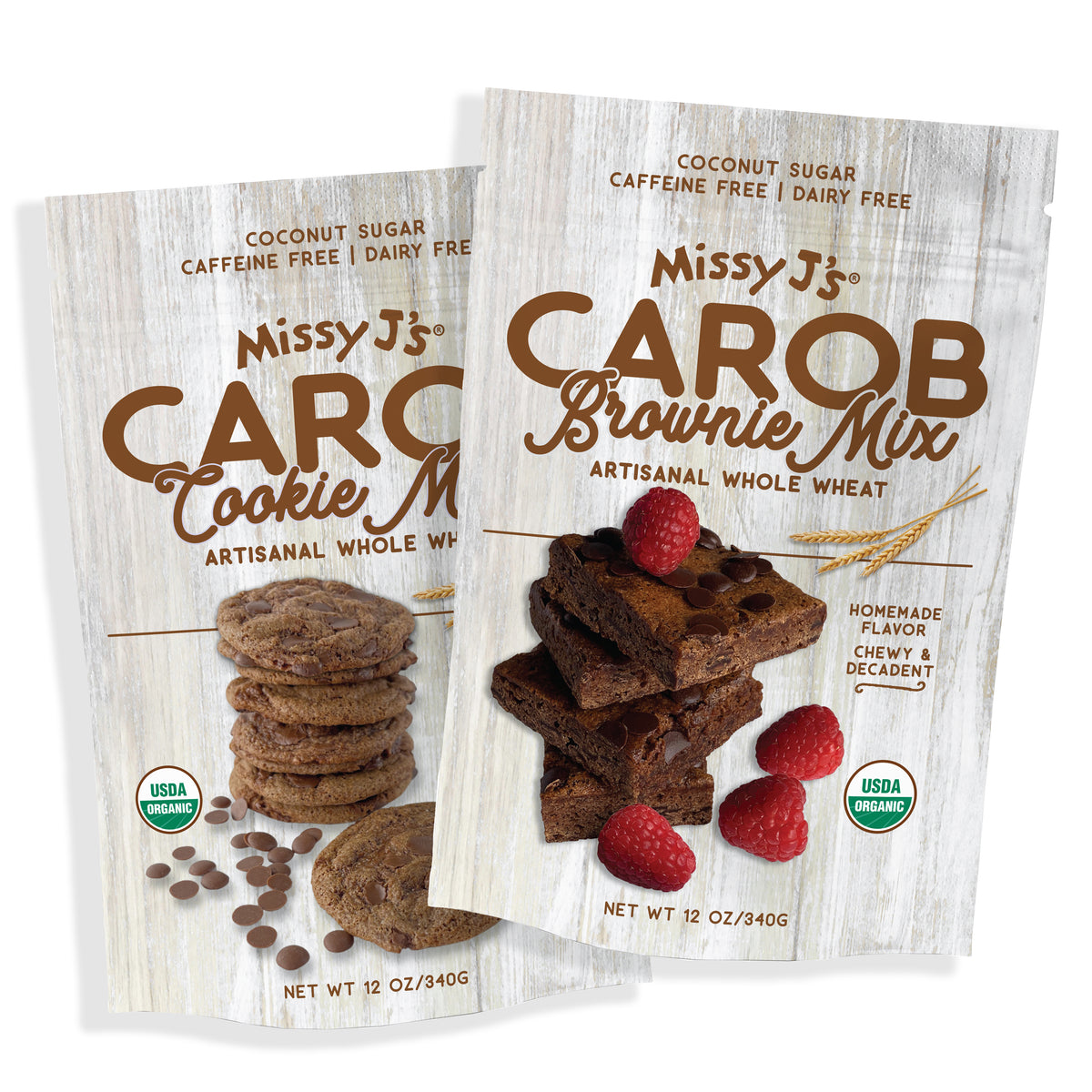 Organic Carob Whole Wheat Cookie & Brownie Missy J's