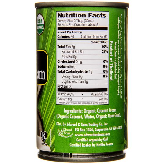 Native Forest Coconut Cream, Unsweetened, Organic