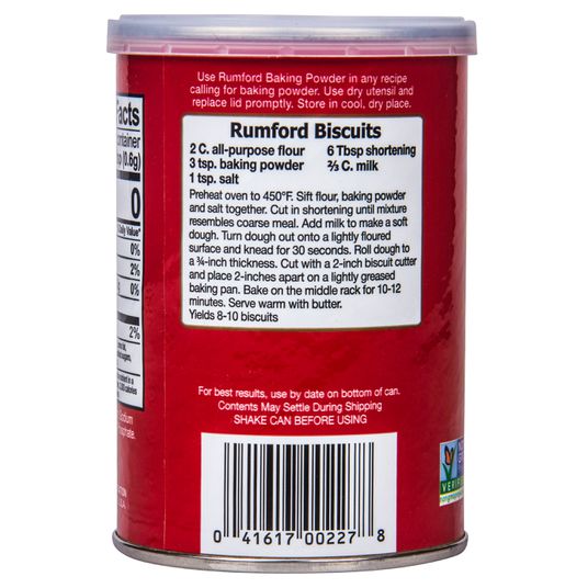 Rumford Rumford Baking Powder (Non Aluminum) Missy J's