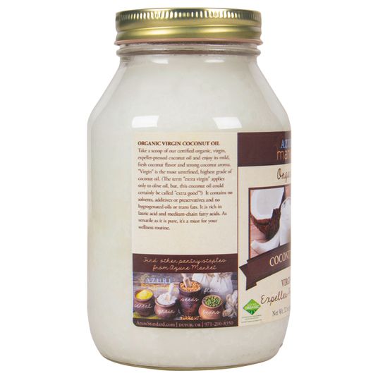 Virgin Expeller Azure Market Organics Coconut Oil