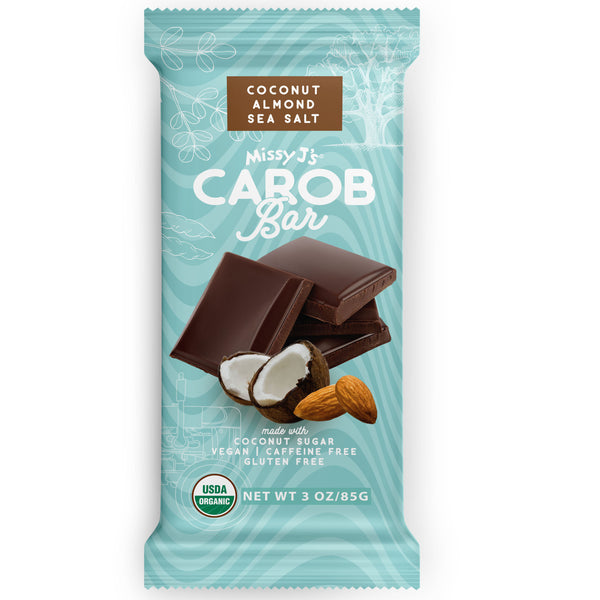 Missy J's Organic Carob Sampler Candy Bar - 4pk