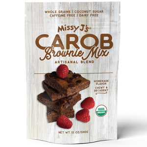 Missy J’s Organic Carob Whole Wheat Brownie Mix