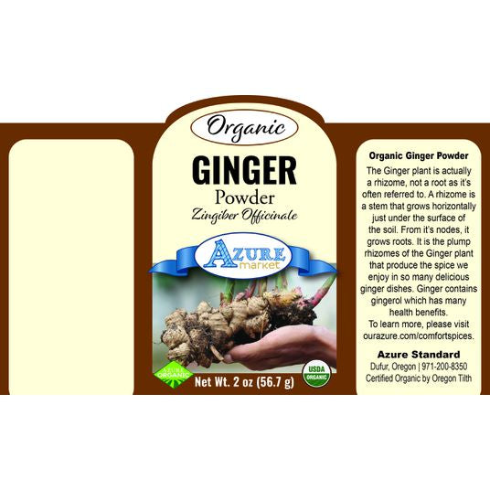Ginger Root Powder, Organic
