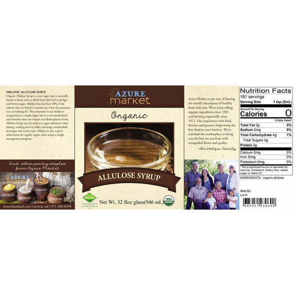 Azure Market Organics Allulose Syrup