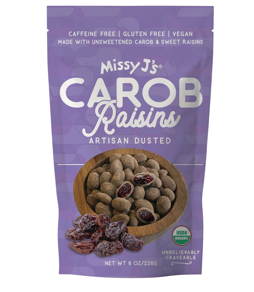 Organic Carob Covered Raisins 8oz. | Missy J's