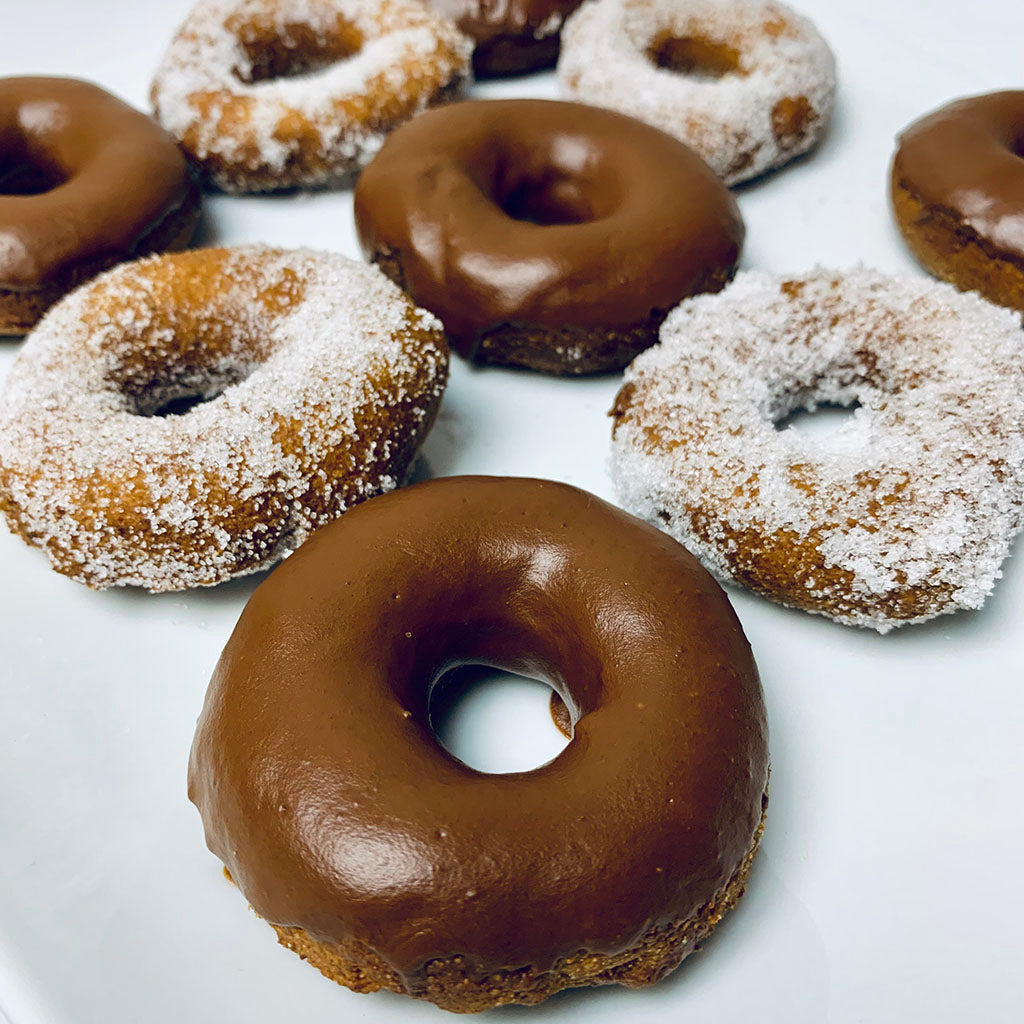 GLUTEN FREE CAROB CAKE DOUGHNUTS