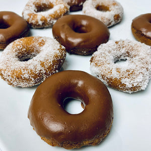 GLUTEN FREE CAROB CAKE DOUGHNUTS