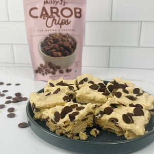 CAROB COOKIE DOUGH BARS