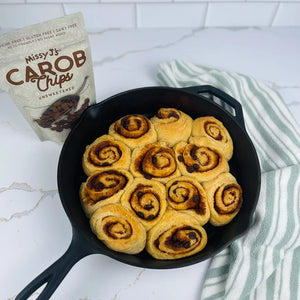 CAROB CINNAMON ROLLS