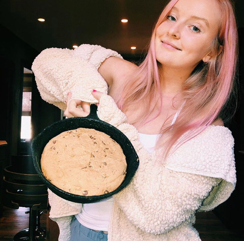 Devoted Fans share their recipes- Skillet carob chip cookie