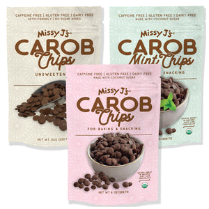Missy J's Chips And Powder Carob Bar Collection