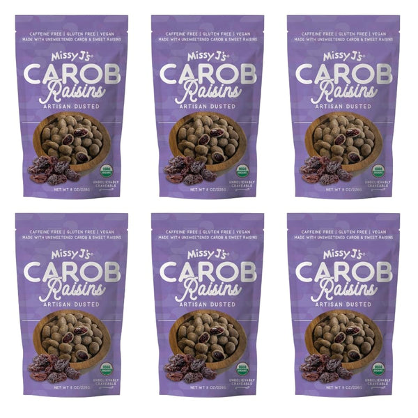 Missy J's Organic Carob Covered Raisins 8oz.