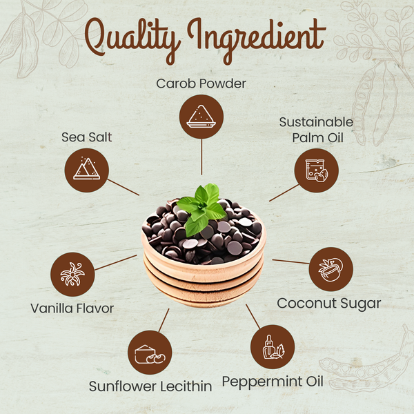 Missy J’s Organic Mint Carob Chips 8 oz.