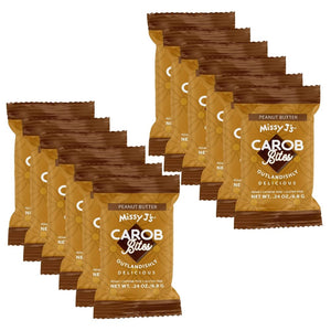 Missy J's Organic Carob Peanut Butter Mini Bites - 15pk