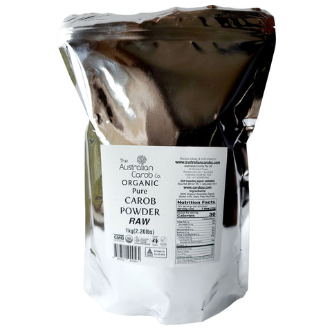 The Australian Carob Co. Pure Carob Powder, Raw, Organic 2.2 pound