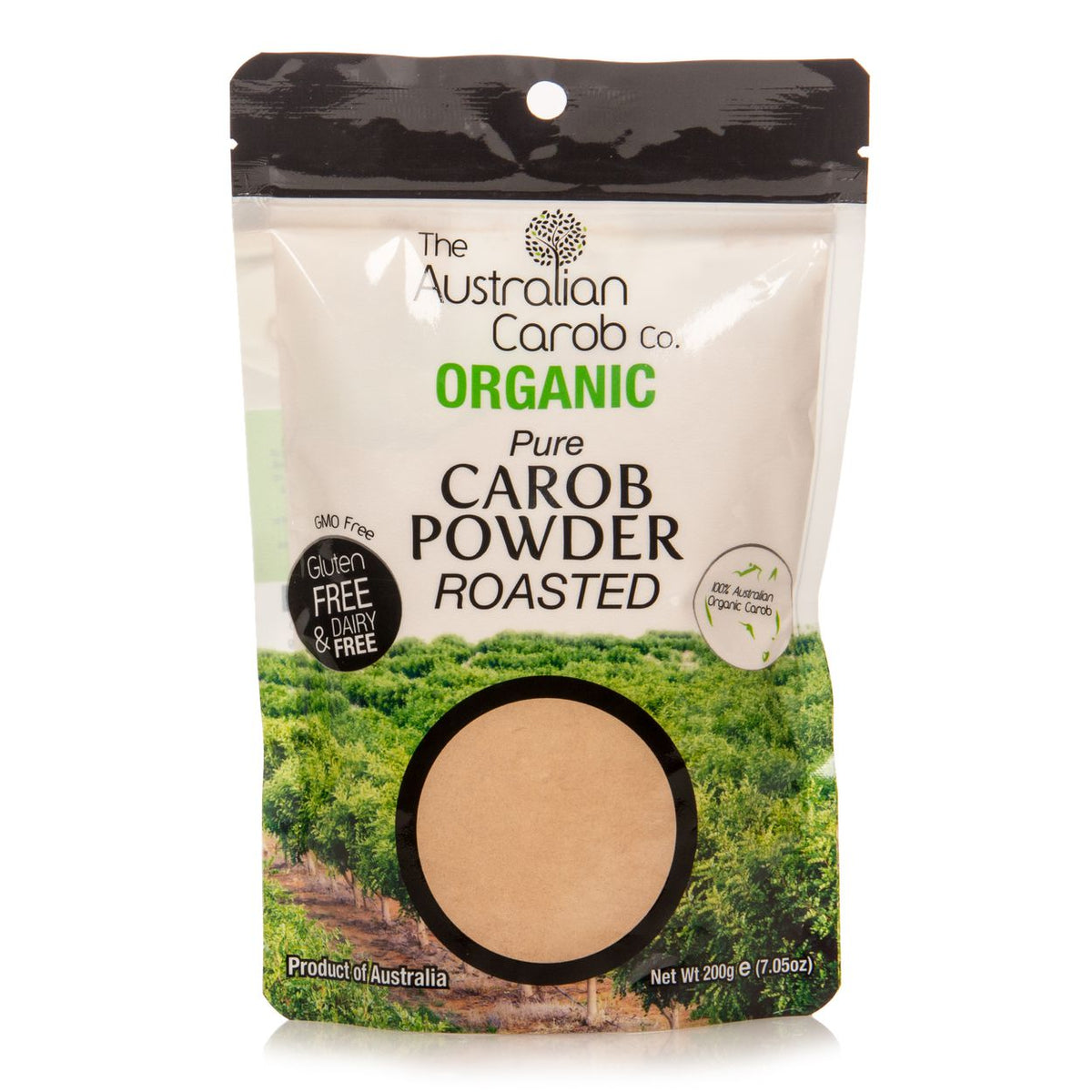 The Australian Carob Co. Pure Carob, Roasted - Missy J's