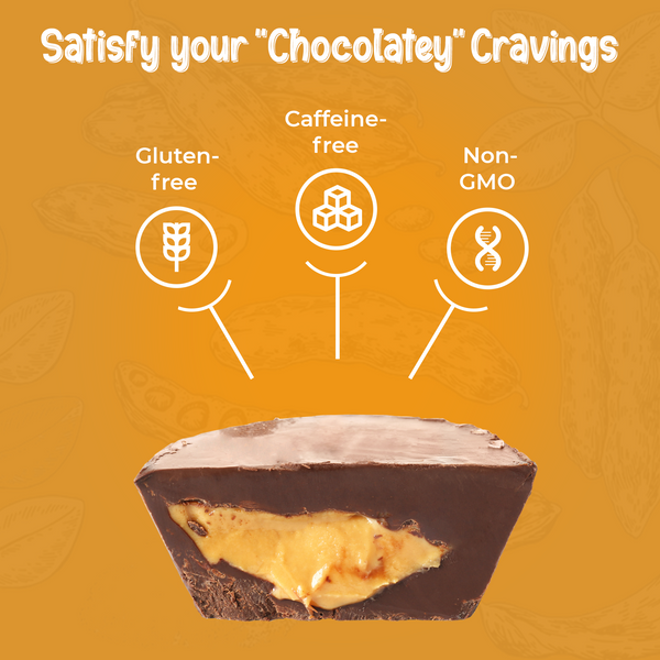 Missy J's Organic Carob Peanut Butter Cup - 3 or 12pk