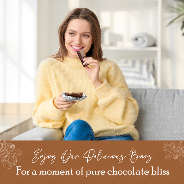 Missy J's Organic Carob Dark Delights Unsweetened Plain Candy Bar- 2, 6, 12pk
