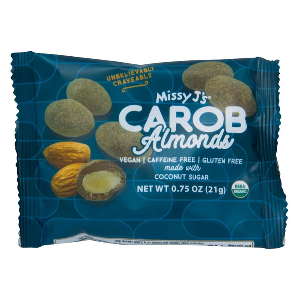Missy J's Organic Carob Covered Almonds .9 oz.