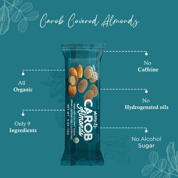 Missy J's Organic Carob Covered Almonds .9 oz.