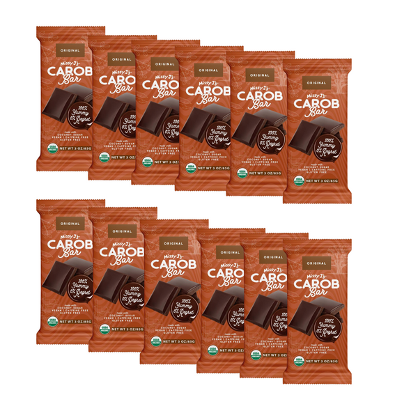 Missy J’s Organic Carob Original Candy Bar - 2, 6, 12pk