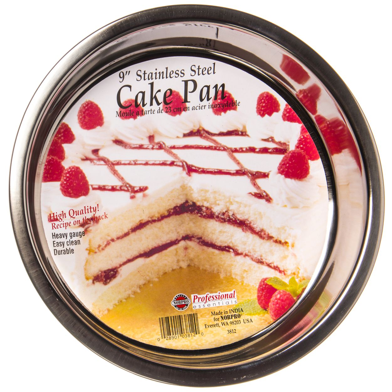 Usa Pan Cake Pan, Round, 9 Inch