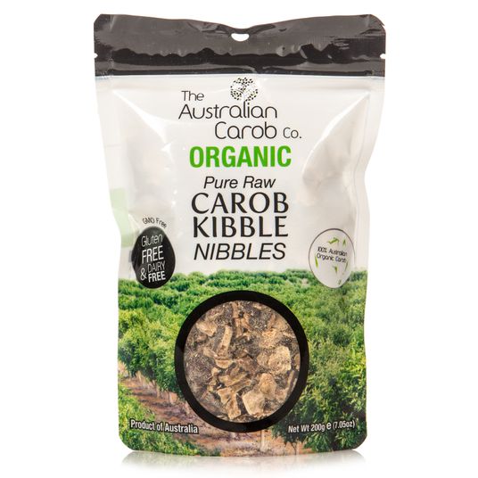 The Australian Carob Co. Pure Raw Carob Kibble Nibbles, Organic
