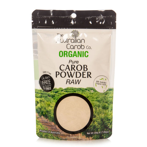 The Australian Carob Co. Pure Carob Powder, Raw, Organic 7oz