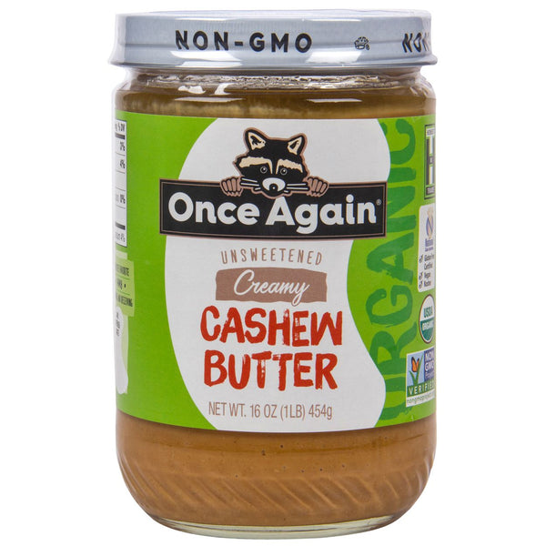 Once Again Nut Butter, Inc. Cashew Butter, Creamy, Organic
