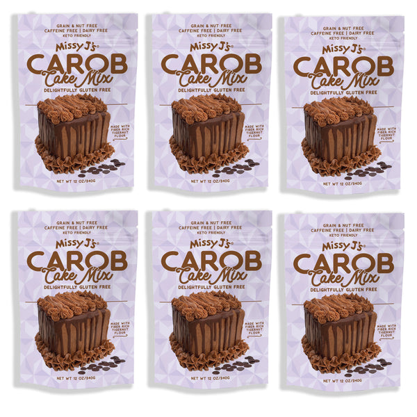 Missy J’s Organic Gluten Free Carob Cake Mix, 12 oz. (Wholesale)