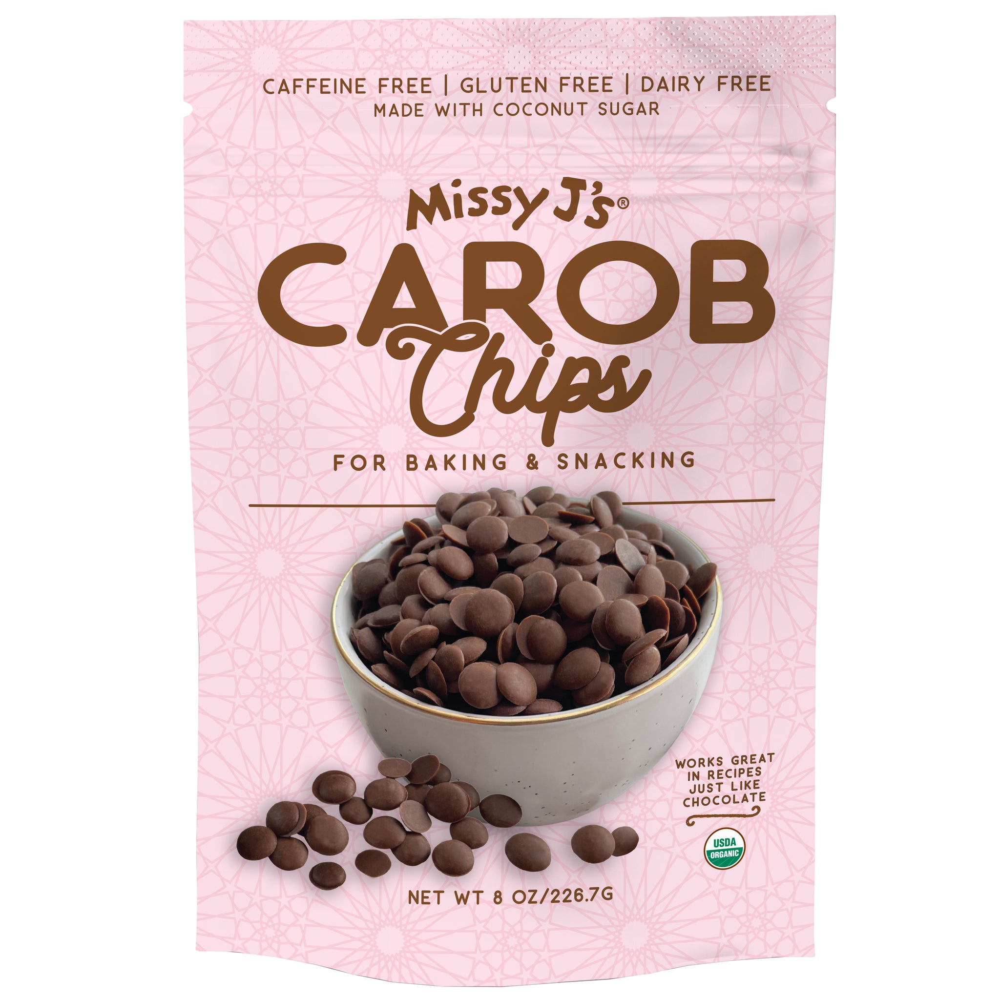 Missy J’s Organic Carob Chips, 8oz