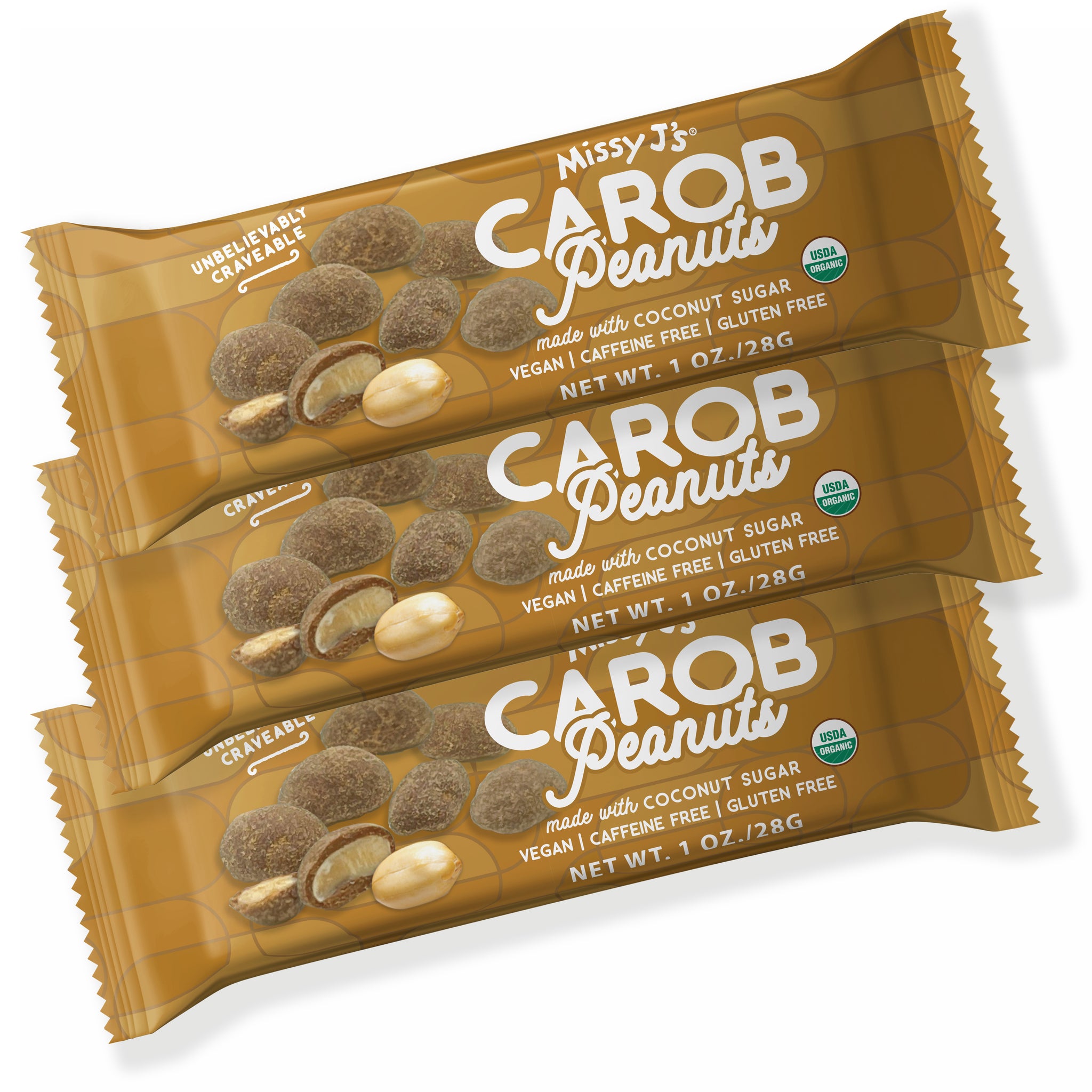 Missy J's Organic Carob Covered Peanuts 1 oz.