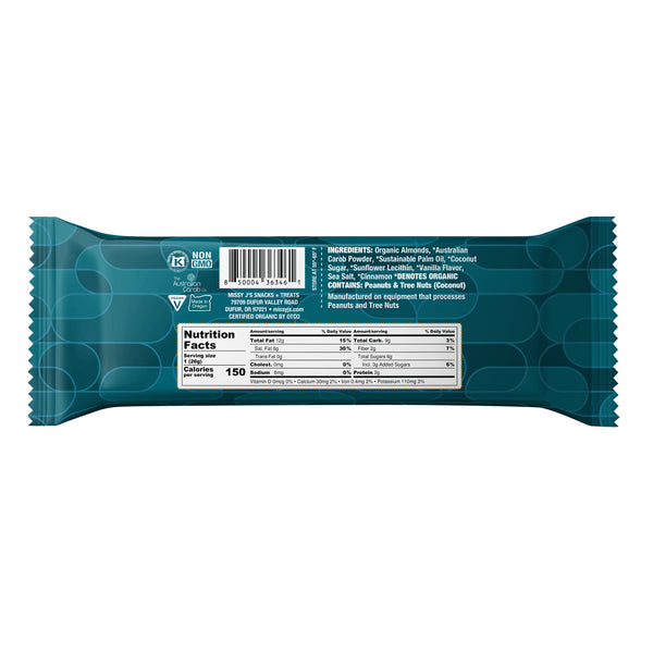 Missy J's Organic Carob Covered Almonds 12pk Caddy (Wholesale)