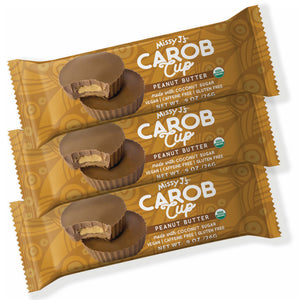 Missy J's Organic Carob Peanut Butter Cup - 3 or 12pk