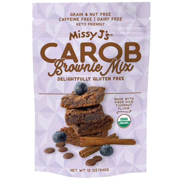 Missy J’s Organic Gluten Free Carob Brownie Mix, 12 oz.(Wholesale)