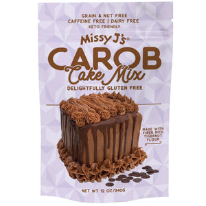 Missy J’s Organic Gluten Free Carob Cake Mix, 12 oz.