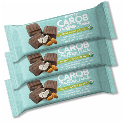 Missy J's Organic Carob Coconut, Almond & Sea Salt Truffley Treats- 3 or 12pk