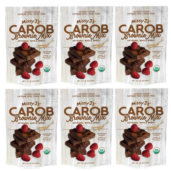 Missy J’s Organic Carob Whole Wheat Brownie Mix (Wholesale)