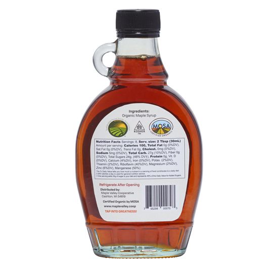 Maple Valley Coop Maple Syrup, Grade A Dark Robust, Organic