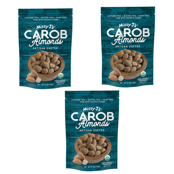 Missy J's Organic Carob Covered Almonds 6oz.