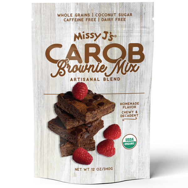 Missy J’s Organic Carob Whole Wheat Brownie Mix (Wholesale)