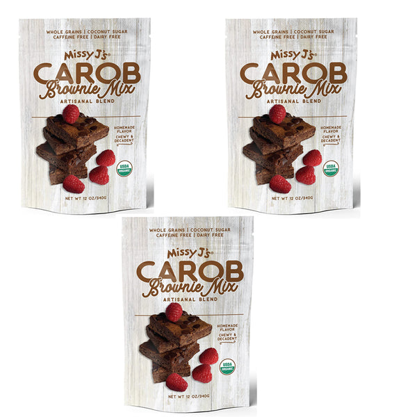 Missy J’s Organic Carob Whole Wheat Brownie Mix