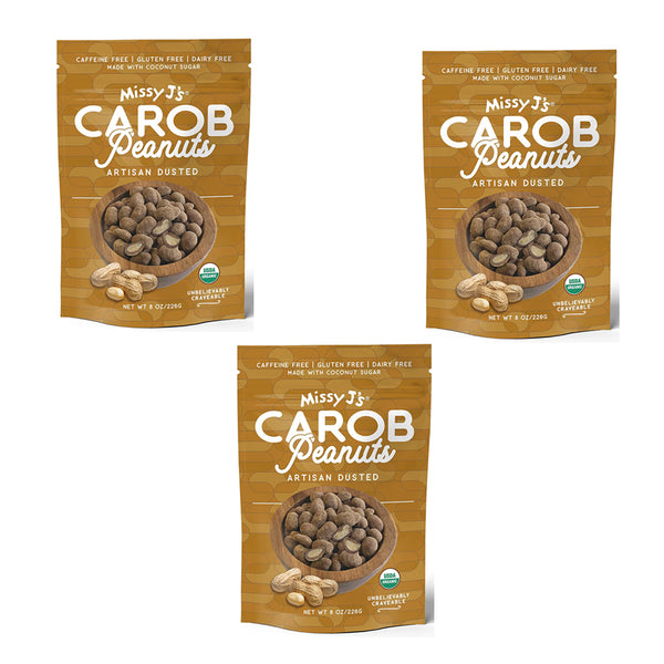 Missy J's Organic Carob Covered Peanuts 8oz.