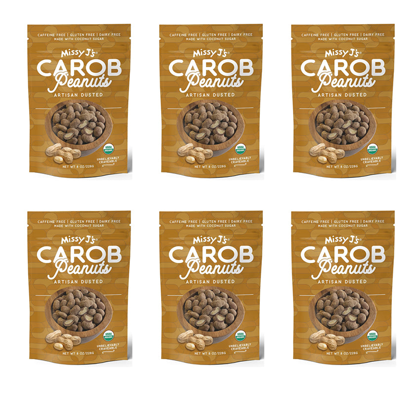 Organic Carob Covered Peanuts 8oz. | Missy J's