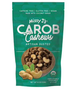 Missy J's Organic Carob Covered Cashews 8oz.