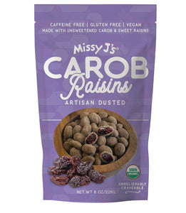 Missy J's Organic Carob Covered Raisins 8oz.